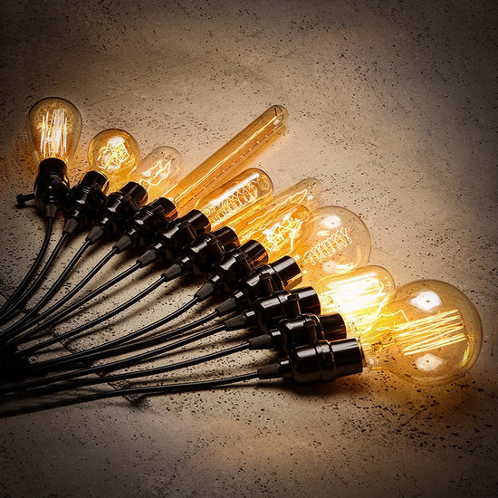 Lot de 6 Ampoules LED E27 G95 Ambrée Filament Déco Vintage